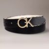 Cintura reversibile con placca con logo Monogram Cintura reversibile con placca con logo Monogram
