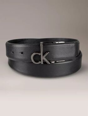 Cintura reversibile con placca con logo Monogram
