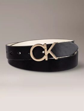 Cintura reversibile con placca con logo Monogram