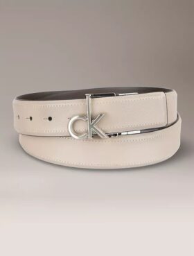 Cintura reversibile con placca con logo Monogram