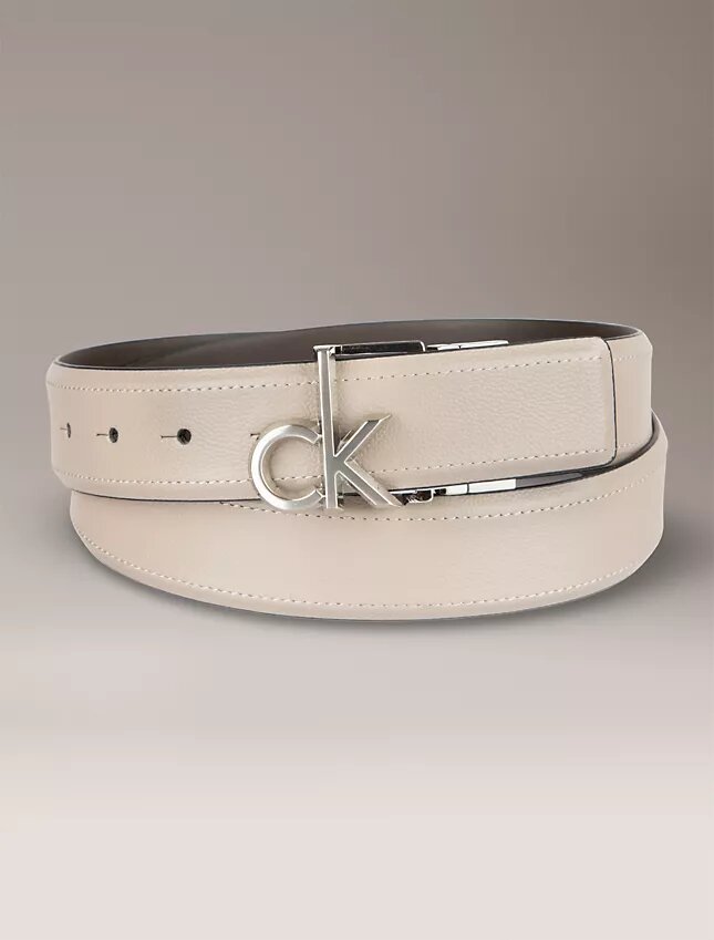 Cintura reversibile con placca con logo Monogram Cintura reversibile con placca con logo Monogram