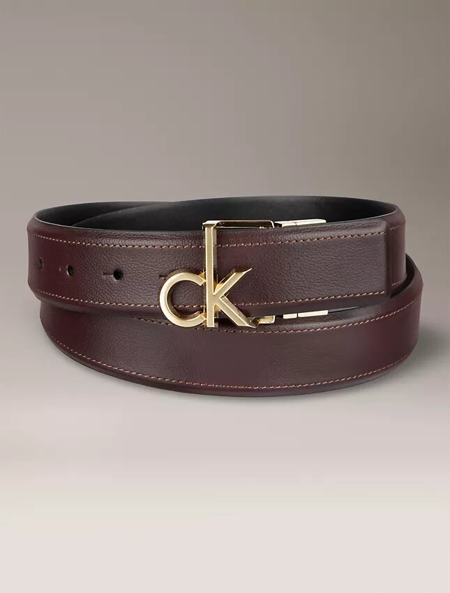 Cintura reversibile con placca con logo Monogram Cintura reversibile con placca con logo Monogram