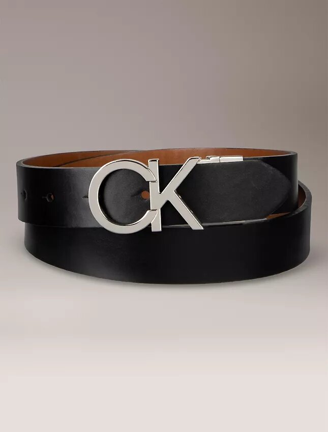 Cintura reversibile con placca con logo Monogram Cintura reversibile con placca con logo Monogram