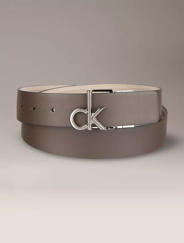 Cintura reversibile con placca con logo Monogram Cintura reversibile con placca con logo Monogram