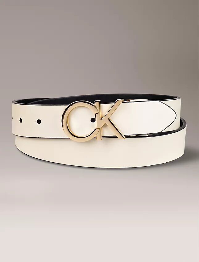 Cintura reversibile con placca con logo Monogram Cintura reversibile con placca con logo Monogram