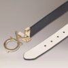 Cintura reversibile con placca con logo Monogram Cintura reversibile con placca con logo Monogram