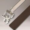 Cintura reversibile con placca con logo Monogram Cintura reversibile con placca con logo Monogram