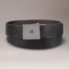 Cintura reversibile con placca logo quadrata Cintura reversibile con placca logo quadrata