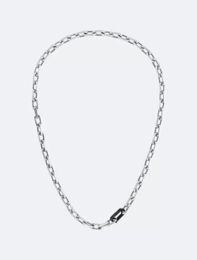 Collana a catena a maglie scolpite Collana a catena a maglie scolpite