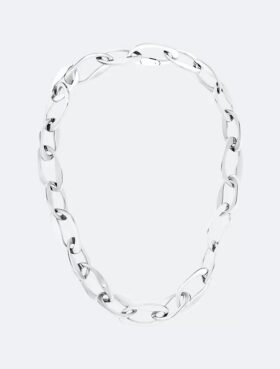 Collana a maglia con forma organica