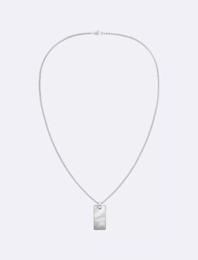 Collana con ciondolo rettangolare organico Collana con ciondolo rettangolare organico