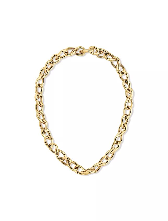 Collana con maglie scultoree Collana con maglie scultoree