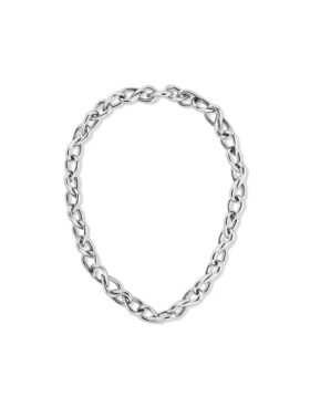 Collana con maglie scultoree