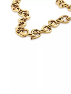 Collana con maglie scultoree