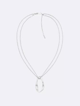 Collana con pendente dalla forma rotonda e organica