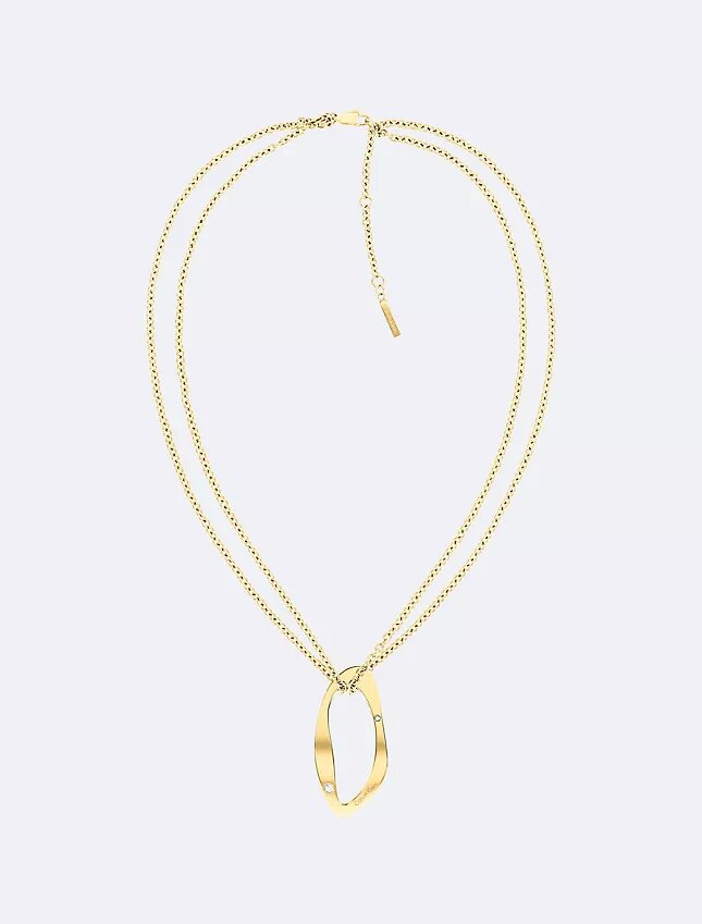 Collana con pendente dalla forma rotonda e organica Collana con pendente dalla forma rotonda e organica