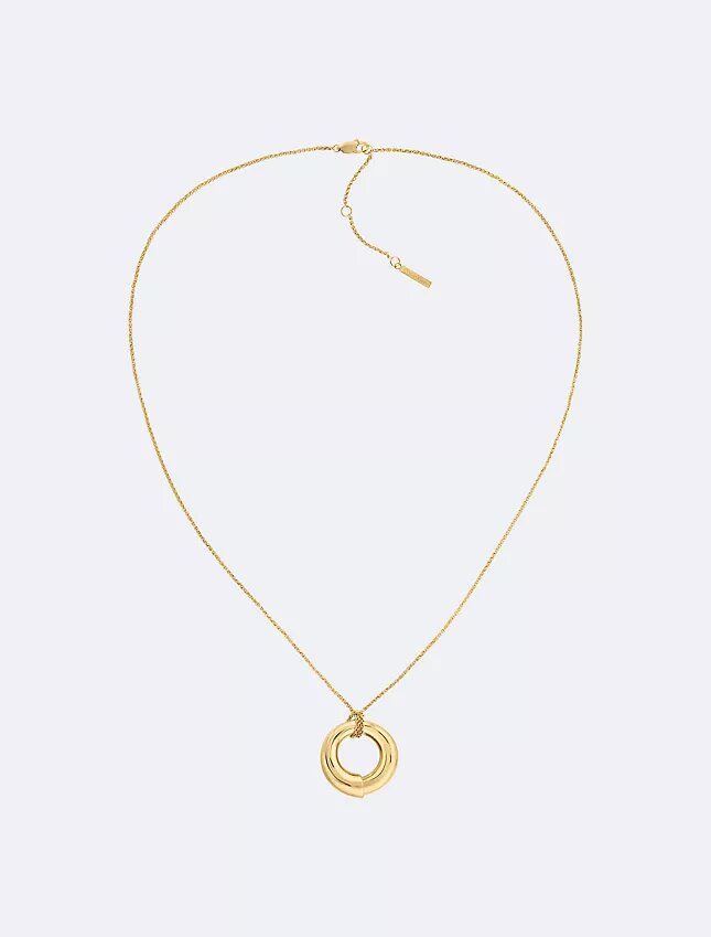 Collana con pendente rotondo scultoreo Collana con pendente rotondo scultoreo