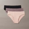 Confezione da 3 bikini a vita media Bonded Flex Confezione da 3 bikini a vita media Bonded Flex
