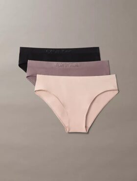 Confezione da 3 bikini a vita media Bonded Flex