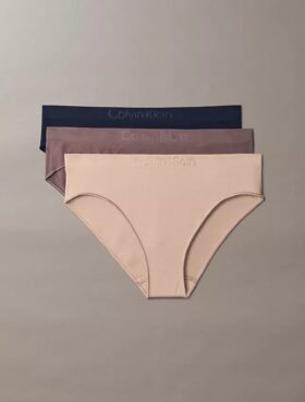 Confezione da 3 bikini a vita media Bonded Flex