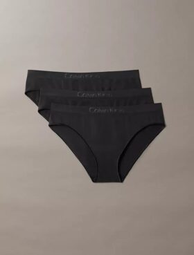 Confezione da 3 bikini a vita media Bonded Flex