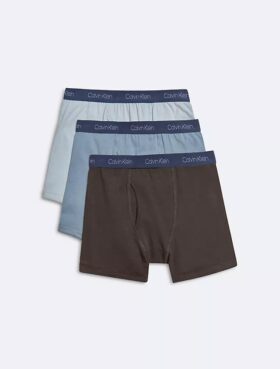 Confezione da 3 Boxer aderenti in cotone Cotton Stretch per bambini