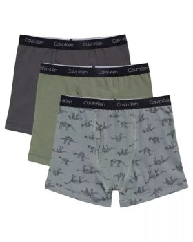 Confezione da 3 Boxer aderenti in cotone Cotton Stretch per bambini