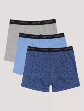 Confezione da 3 Boxer aderenti in cotone Cotton Stretch per bambini