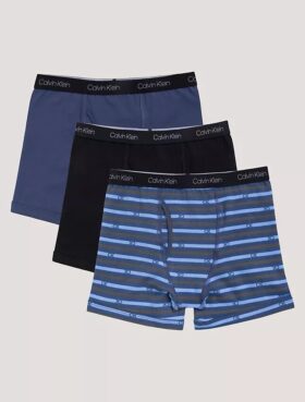 Confezione da 3 Boxer aderenti in cotone Cotton Stretch per bambini