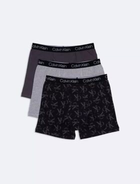 Confezione da 3 Boxer aderenti in cotone Cotton Stretch per bambini