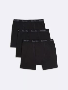 Confezione da 3 Boxer aderenti in cotone Cotton Stretch per bambini