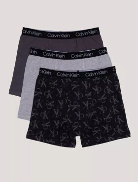 Confezione da 3 Boxer aderenti in cotone Cotton Stretch per bambini
