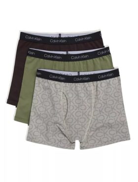 Confezione da 3 Boxer aderenti in cotone Cotton Stretch per bambini
