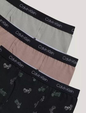 Confezione da 3 Boxer aderenti in cotone Cotton Stretch per bambini