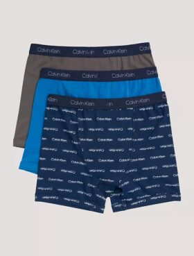 Confezione da 3 Boxer aderenti in cotone Cotton Stretch per bambini