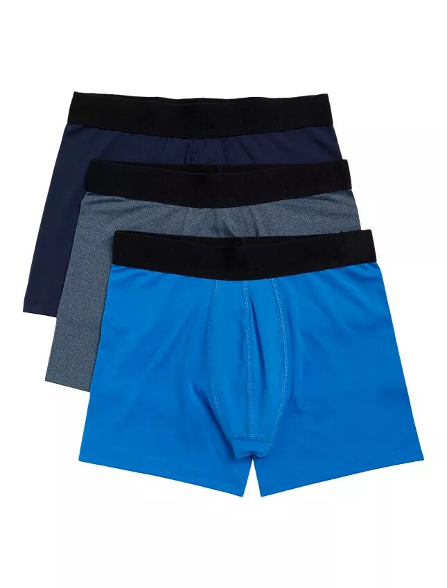 Confezione da 3 Boxer aderenti in rete performanti per bambini Confezione da 3 Boxer aderenti in rete performanti per bambini