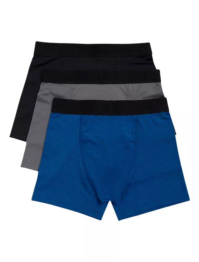 Confezione da 3 Boxer aderenti in rete performanti per bambini Confezione da 3 Boxer aderenti in rete performanti per bambini