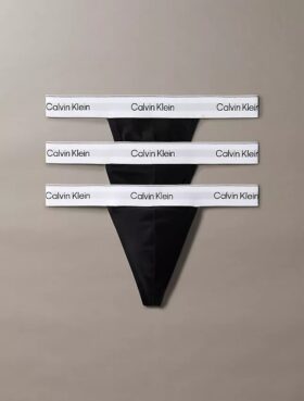 Confezione da 3 Thong Icon in cotone Cotton Stretch