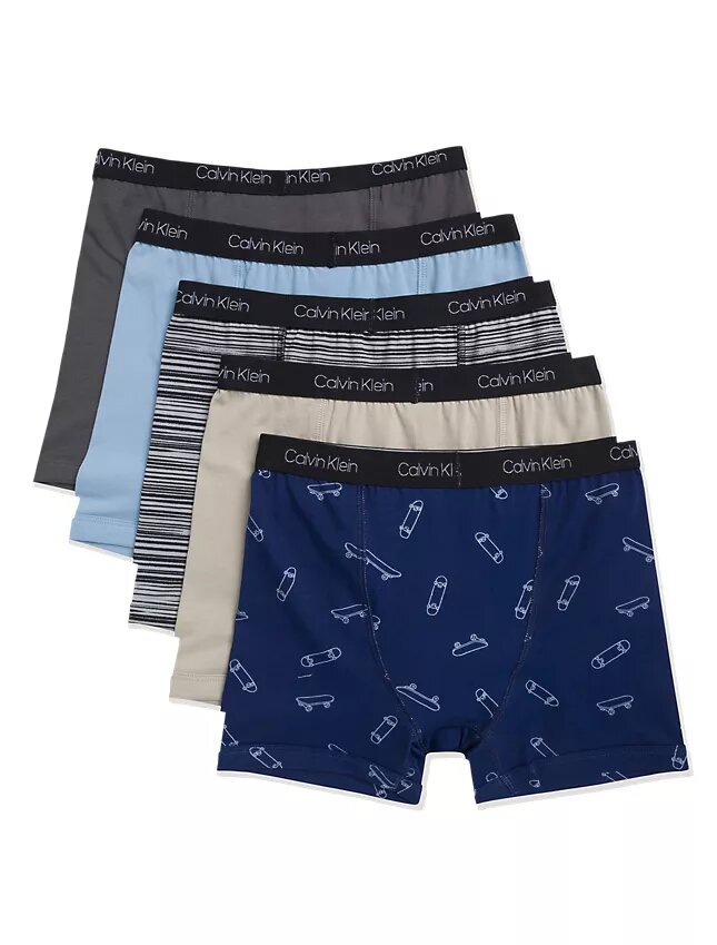 Confezione da 5 Boxer aderenti da bambino Confezione da 5 Boxer aderenti da bambino