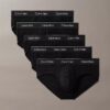 Confezione da 5 slip a vita bassa Icon Cotton Stretch
