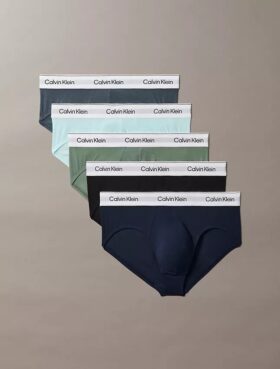 Confezione da 5 slip a vita bassa Icon Cotton Stretch