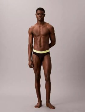 Confezione da 5 slip a vita bassa Icon Cotton Stretch