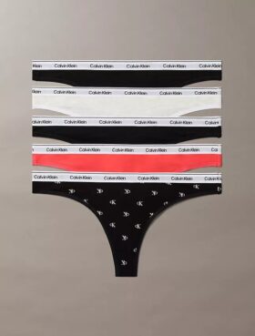 Confezione da 5 Thong con logo Icon