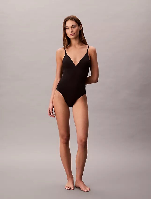 Costume intero con logo moderno Costume intero con logo moderno