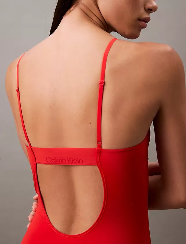 Costume intero con logo moderno Costume intero con logo moderno