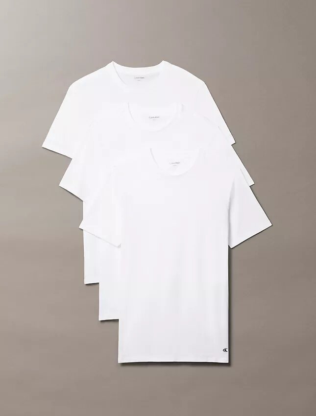 Cotton Classics Confezione da 3 T-shirt a girocollo dal taglio classico Cotton Classics Confezione da 3 T-shirt a girocollo dal taglio classico