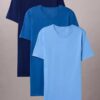 Cotton Classics Confezione da 3 T-shirt a girocollo dal taglio classico Cotton Classics Confezione da 3 T-shirt a girocollo dal taglio classico