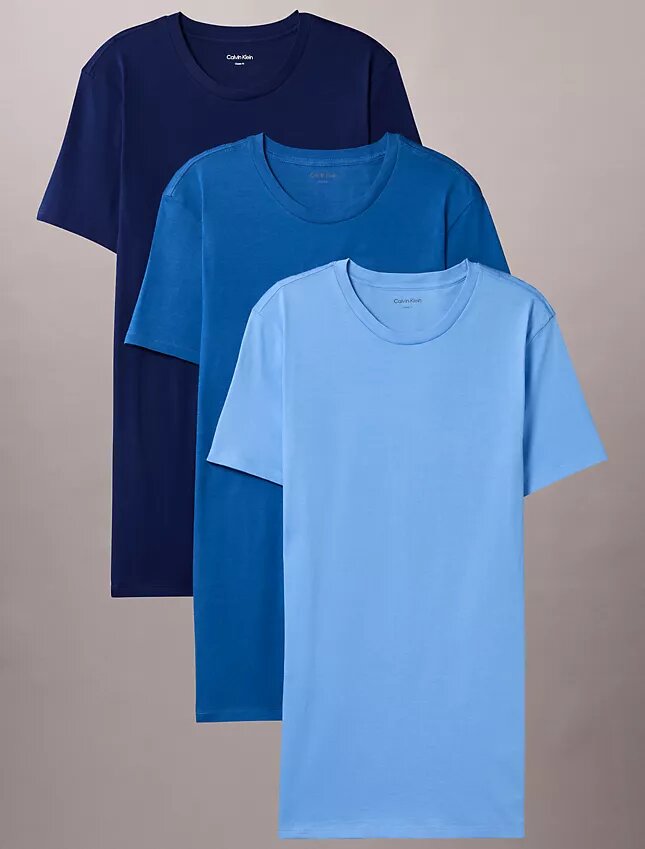 Cotton Classics Confezione da 3 T-shirt a girocollo dal taglio classico Cotton Classics Confezione da 3 T-shirt a girocollo dal taglio classico
