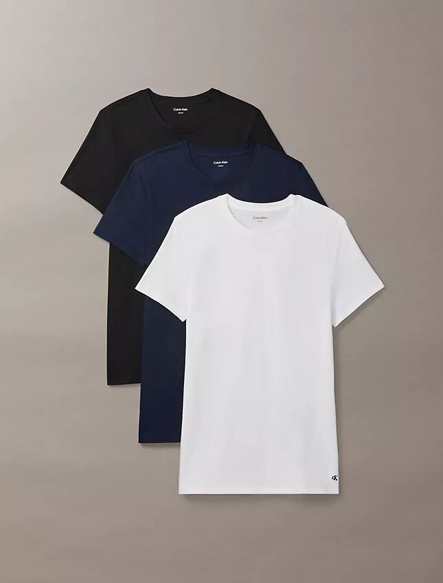 Cotton Classics Confezione da 3 T-shirt a girocollo dal taglio classico Cotton Classics Confezione da 3 T-shirt a girocollo dal taglio classico