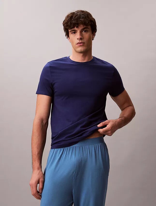 Cotton Classics Confezione da 3 T-shirt a girocollo dal taglio classico Cotton Classics Confezione da 3 T-shirt a girocollo dal taglio classico